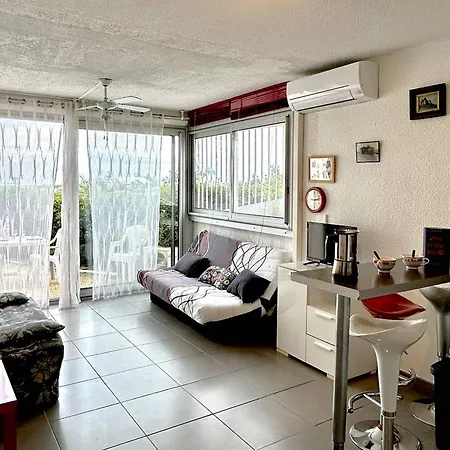 Cosy En Bord De Avec Acces Plage, Terrasse Et Parking Prive - Fr-1-529-82 Διαμέρισμα Le Barcarès